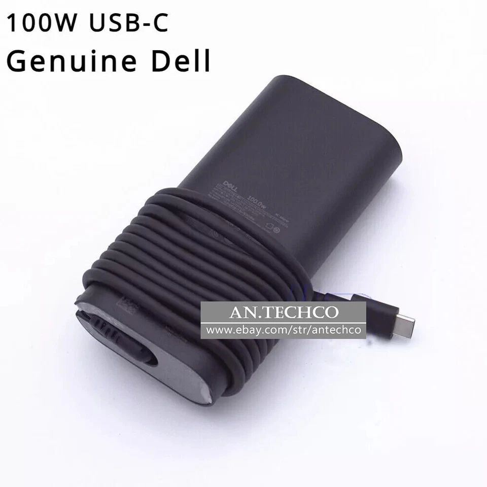 OEM Dell 100W USB-C Charger Type C AC Adapter DA100PM220 LA100PM220 0JRF1C