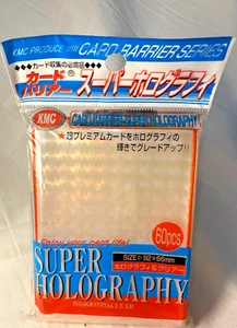 KMC Super Holography Sleeves 60ct Standard Size 92x66mm Japan TCG MTG - Bild 1 von 1