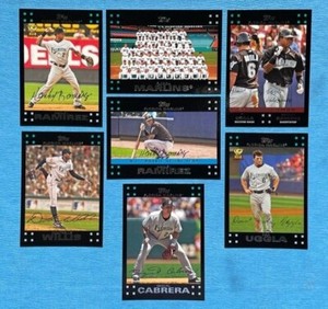 2007 Topps Florida Marlins Team Set (All 22 Cards) *From Factory Set*