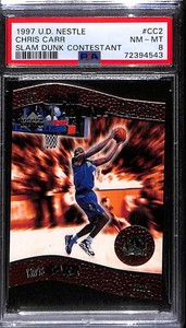 1997 Upper Deck Nestle Slam Dunk Contestant #CC2 Chris Carr PSA 8