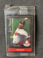 1996 Arbys Baseball Card Jose Mesa Cleveland Indians 1995 Tribe Milestones NIP