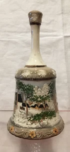 Bell Village Scene 7" Vintage Mr. USA Keramik - Bild 1 von 5