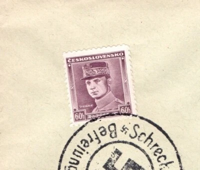 Sello Checoslovaquia 60 Haler / Día de la Liberación - 9.10.1938. -"#N19" Foto 1 de 3