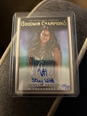 2021 Goodwin Champions Inscriptions #09/35 Vanessa Hanson Stay Wild Auto - Image 1 of 2