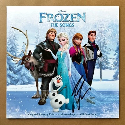 Frozen The Songs Signed Josh Gad Olaf Vinyl Record Soundtrack Autograph Disney - Image 1 of 4