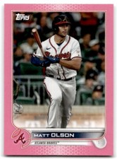 2022 TOPPS ON DEMAND MINI PINK MATT OLSON /25 ATLANTA BRAVES #US2