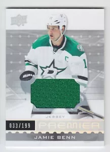 2016-17 UD PREMIER JAMIE BENN JERSEY 033/199 GAME USED #8 Upper Deck Stars - Foto 1 di 1