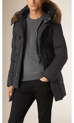 NUEVO CON ETIQUETAS BURBERRY $2,295 ABRIGO CHAQUETA ACOLCHADA PLUMÓN DE GANSO PARA HOMBRES TALLA US 44 EU 54 Foto 1 de 4