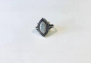 Vintage 14KT Yellow Gold Diamond Ring, Ring Size 4 - Picture 1 of 6