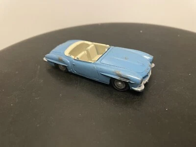60er Märklin 8025 - Mercedes Benz 190 Sl IN Blu Senza Conf Germania Metà Century - Immagine 1 di 4