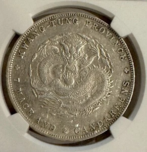 (1909-11) China S$1 L&M-138 AU Details Cleaned NGC Silver - Picture 1 of 4