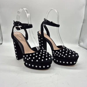 Antonio Melani x Born on Fifth Women's Platform Size 6.5 Emily Velvet Pearl (77) - Picture 1 of 12