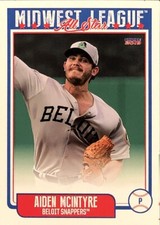 Aiden McIntyre Midwest League All Star Game Baseball Card~FREE SHIPPING