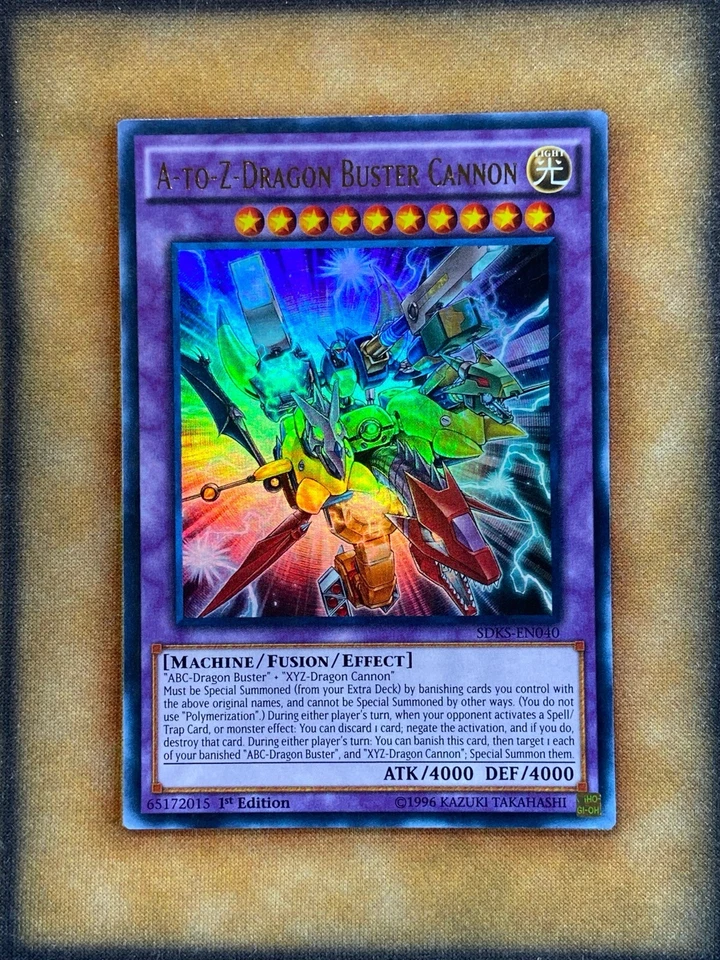 Yugioh A-to-Z-Dragon Buster Dragon SDKS-EN040 Ultra Rare 1st Ed LP - Image 1 of 1