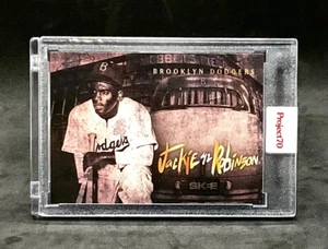 2021 Topps Project 70~1956 Jackie Robinson #850~ By DJ Skee PR:1,345 - Picture 1 of 3