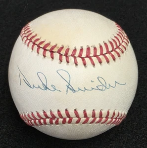 DUKE SNIDER Signed Official MLB Baseball-HALL OF FAME-BROOKLYN DODGERS-JSA - Picture 1 of 9
