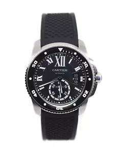 Cartier Calibre Diver Stainless Steel Watch W7100056 - Picture 1 of 5