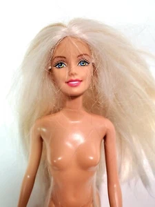 Barbie with Long Two-Tone Blonde Hair Nude 2000s Fashion Doll - Picture 1 of 6