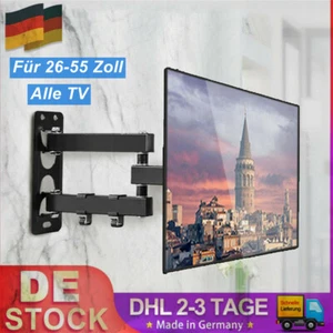TV Wandhalterung Wandhalter LCD LED Fernseher 26-55 Zoll schwenkbar neigbar 55" - Bild 1 von 18