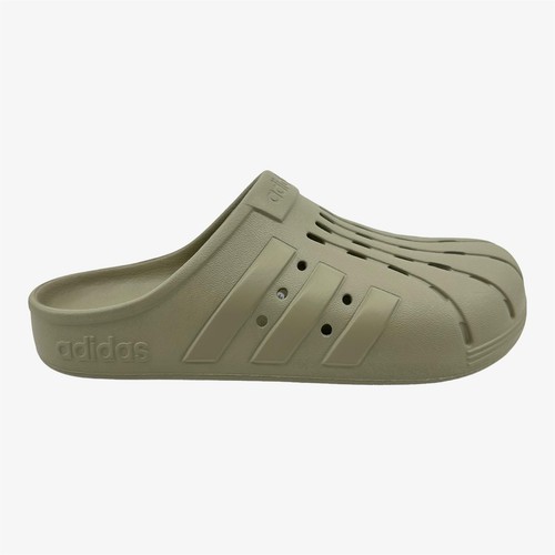 Adidas Adilette Clog grigio stucco diapositive slip on da uomo