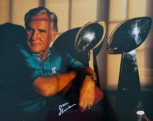 Don Shula Signed 16x20 Miami Autographed Photograph JSA - Picture 1 of 1