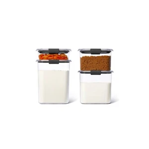 Rubbermaid Brilliance Tritan Airtight Pantry Food Storage 8-Piece Set, BPA-Free - Picture 1 of 7