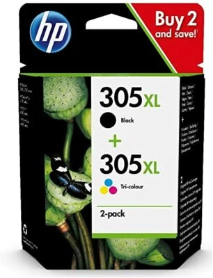 Cartuccia HP 305 XL nero e colore originale
