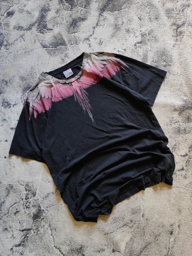 T shirt Marcelo Burlon uomo Y2K Mulricolor Vings taglia X Large manica corta