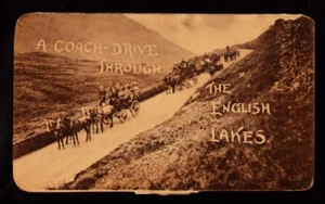 1910 Horse Coach Drive Through the English Lakes Reino Unido desplegable 12 vistas postal - Imagen 1 de 1