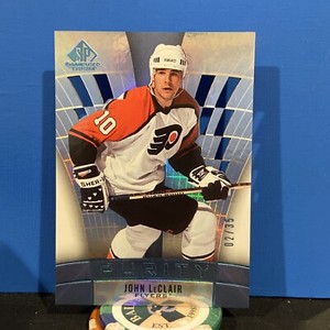 2021-22 Upper Deck SP Game Used Purity Legends Platinum /35 John LeClair #P-63