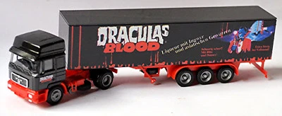 Man F90 Hochdach Koffersattelzug Draculas Blood 1:87 Albedo - Immagine 1 di 4
