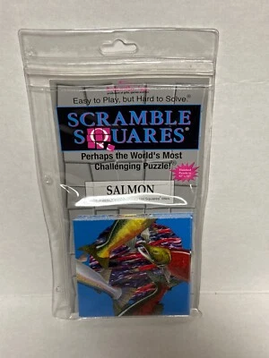 Rompecabezas de 9 piezas Salmon B. Dazzle Scramble Squares Foto 1 de 2