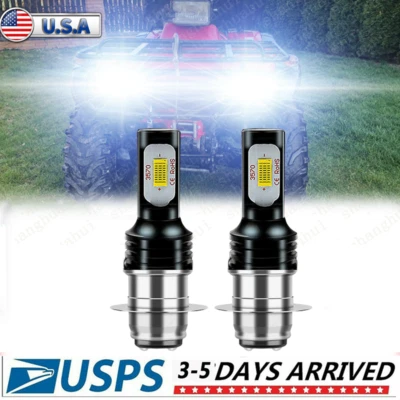6000K Bulbs for Honda TRX400FW 1995-1996 FourTrax Foreman 400 4x4 LED Headlight - Image 1 of 4