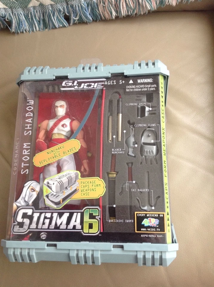 Gi Joe Sigma 6 Storm Shadow Action Figure Hasbro 2005
