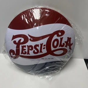 Classic Vintage Pepsi-Cola 15.75”Diameter Round Dome Metal Sign bar, dorm,garage - Picture 1 of 3