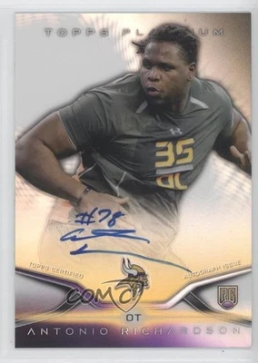 2014 Topps Platinum Auto Rookie Refractor Antonio Richardson #56 Auto RC - Image 1 of 2