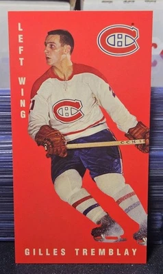 64-65 Parkhurst Tall Boy Gilles Tremblay 🚨🚨🚨 Montreal Canadiens  - Image 1 of 2
