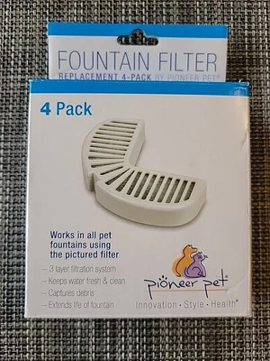 Pioneer Pet 4-Pack Watering Fountain Filter Replacement for Pets - Image 1 of 2