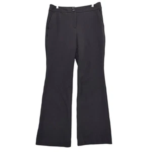 Talbots Black Flare Bootcut Dress Pants Women's Size 10 Fabric Knit Italy - Picture 1 of 10