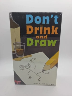 Jogo de beber não beba e desenhe por jogos universitários, idades 21+ divertido jogo de tabuleiro - Imagem 1 de 4