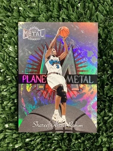 Shareef Abdur-Rahim 1997-98 Skybox Metal Universe Planet Metal Grizzlies Free Sh - Picture 1 of 2