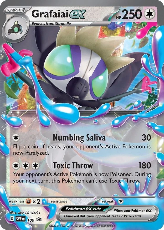 Grafaiai ex 100 Sv: Scarlet & Violet Promo Cards Holo - Image 1 of 1