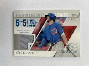 Kris Bryant, Major League Milestones Relic-Red /25 #MLMR-KB - 2017 Topps - Picture 1 of 1