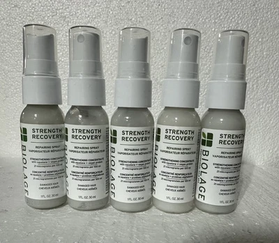 *PAQUETE DE 5* Spray Reparador Recuperación Fuerza Biolage TAMAÑO DE VIAJE 1 OZ Foto 1 de 2