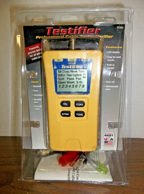 Herramienta probadora de cables de red Test-um Testifier TP350 ~ Nueva marca JDSU Foto 1 de 4