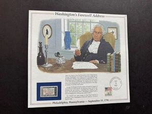 1980s US History Event Panel(068) +Washington's Farewell Address #1139 +Info - Picture 1 of 1
