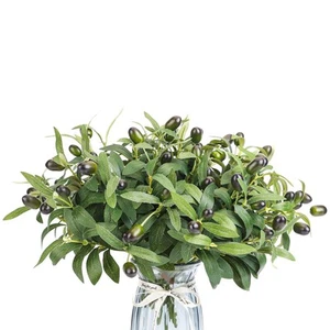 30pcs Faux Olive Leaves Stems 10” Tall Artificial Plants Olive Branches for S... - Picture 1 of 6