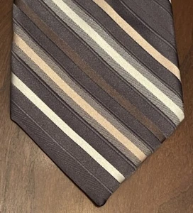 Claiborne Gray 100% Silk Men’s Neck Tie Made In China - Picture 1 of 9