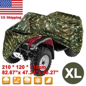US Stock XL ATV Camo Cover Universal For Honda Foreman 400 450 500 Rubicon - Picture 1 of 5