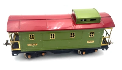 Lionel Standard Scale PreWar 517 Tin Plate Caboose - Image 1 of 4